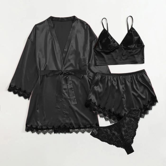Pyjama Mode Sexy Vêtements De Nuit Lingerie Tentation Nuisette Sous