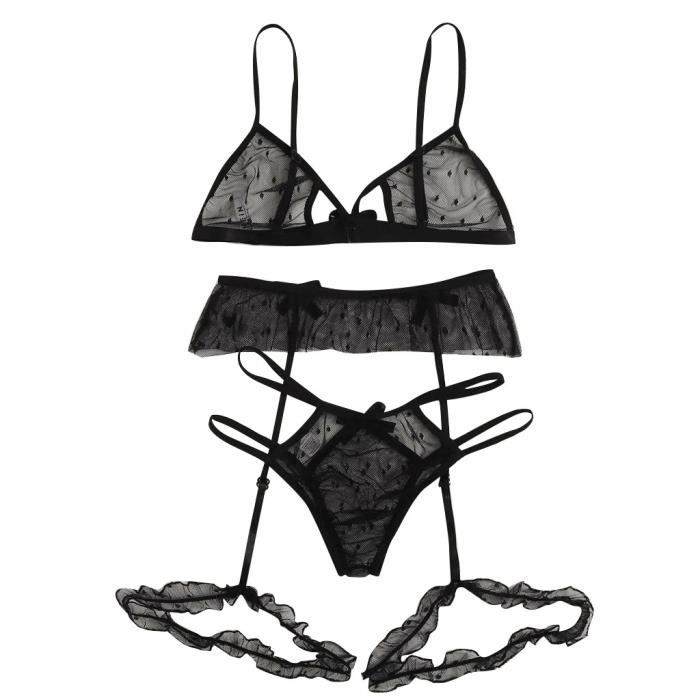 Lingerie Sexy Dentelle Broderie String String Tentation Sous V Tements