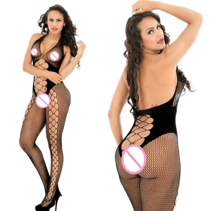 Collant Bas en résille Transparent pour femmes Lingerie Sexy bas