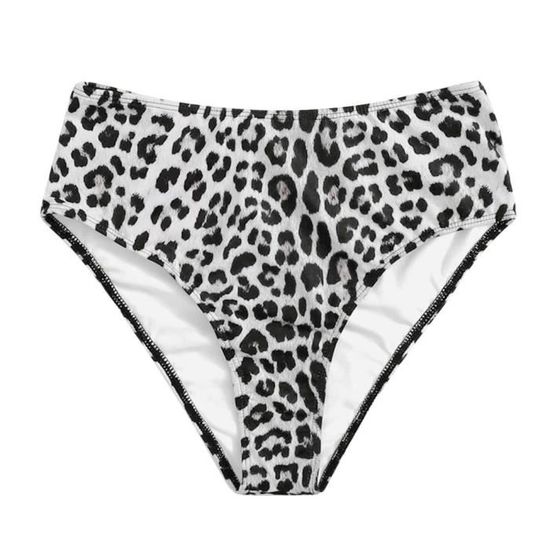 Bikini Bas De Fronc Taille Haute Pour Femme Noir Cdiscount Pr T Porter