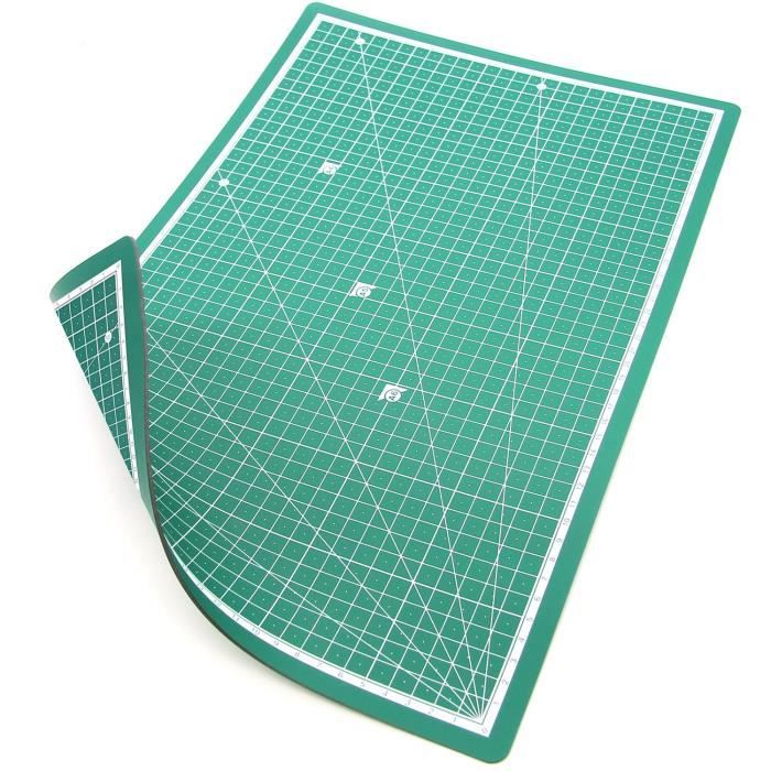 PRETEX SC-114 Tapis de Découpe, résistant, avec surface d'auto-guérison, Plaque de Découpe, Planche à Découper (A3), 45 x 30 cm,