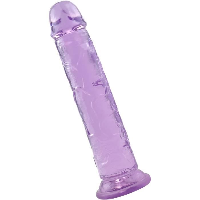 Norme Gode R Aliste Xxl Cm Puprle Dildo Souple Large Godemich