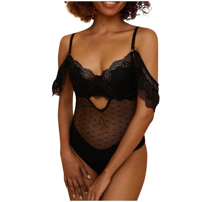 Nouveau Femmes Dentelle Lingerie Sous Vêtements Teddy Body Combinaison
