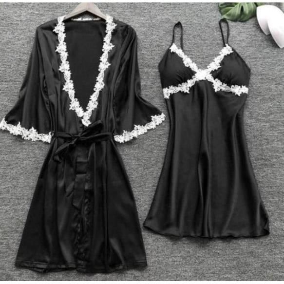 Sasaquoy Nuisette Deshabille Femmes Sexy Dentelle Lingerie De Nuit