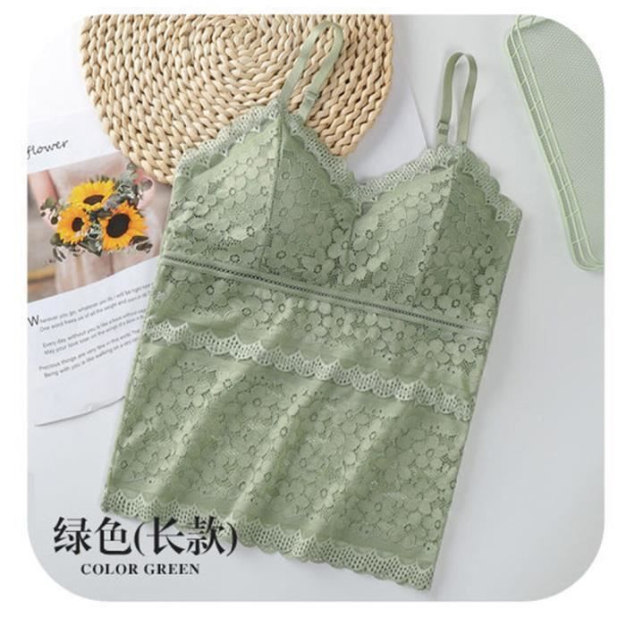 Soutien gorge en dentelle sans fil pour femmes lingerie sexy coupe complète dos nu ultra mince