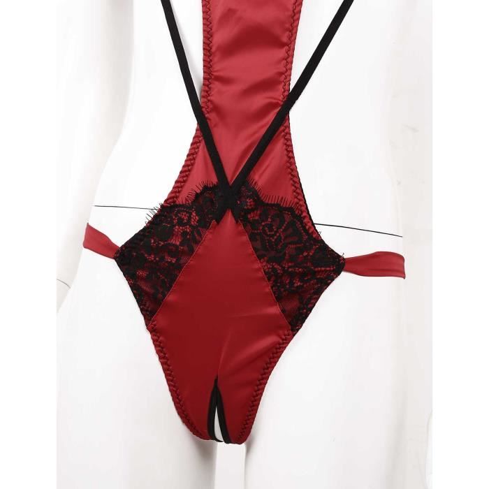 Lingerie Sexy Femme Coquine Dentelle Sous Vêtements Nuisette Babydoll