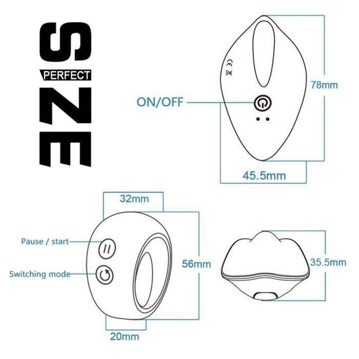 Godemichet Rabit Vibromasseur T L Commande Sans Fil Vibrant Panty Vibro Sex Toys Pour Femmes