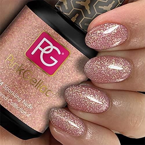Shellac Gel Vernis Ongles Ml Pour Lampe Uv Led Sparkling Nude Semi Permanent Vernis