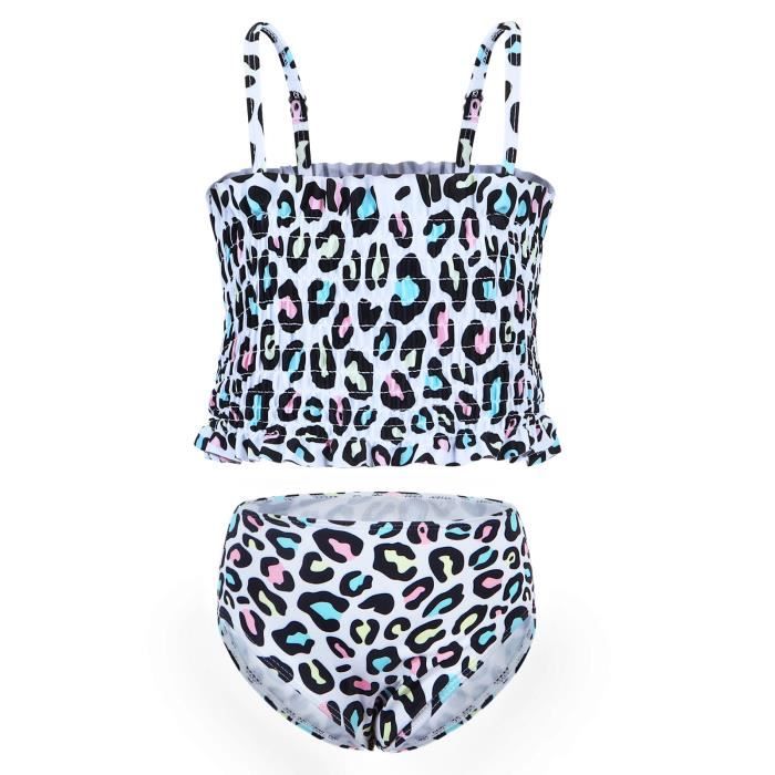 Jurebecia Filles Sling Maillot De Bain Deux Pi Ces Bikini Ensemble