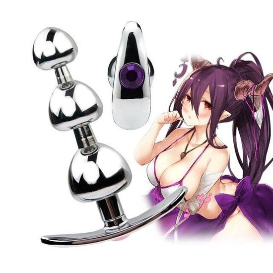Plug Sliver Godemichet Anal En M Tal Pour Homme Et Femme Jouet Sexuel