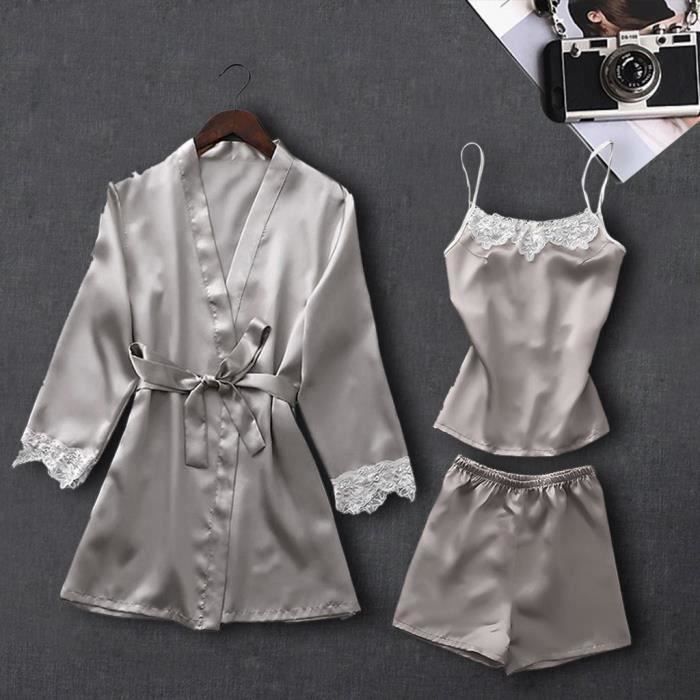 Funmoon Pyjama Femme Femmes Sexy Dentelle Lingerie V Tements De Nuit