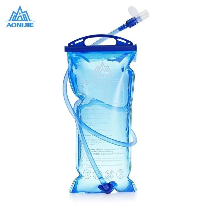 Poche Hydratation Portable 1 litres, Poche a Eau,Réservoir d'eau de Sport,Sacs à dos d'hydratation,Sacs d'hydratation