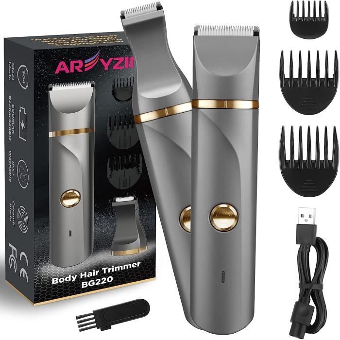 Sans Douleur Tondeuse Femme Intime Tondeuse Bikini En Rasoir Femme Electrique Rechargeable