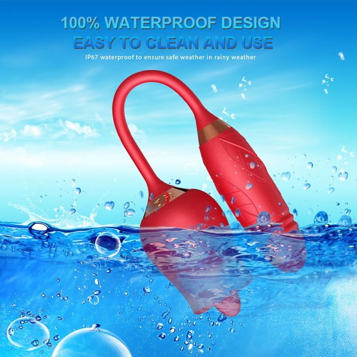 Rose Vibrateur Sex Toys Pour Femmes Gode Point G Avec Stimulateur De