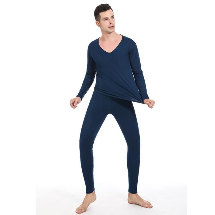 Ensemble De Lingerie Combinaison Thermique Cationique Pour Hommes