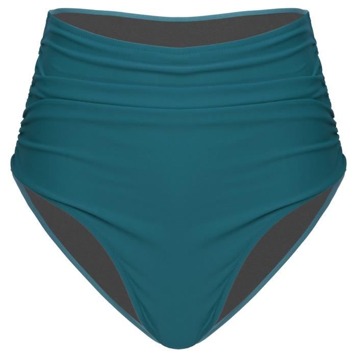 Inhzoy Bas De Maillot De Bain Femme Slip De Bain R Tro Bas De Bikini