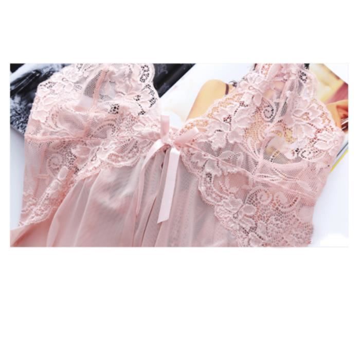 Ensemble Lingerie Lingerie De Marque Sexy Femme Dentelle Transparent
