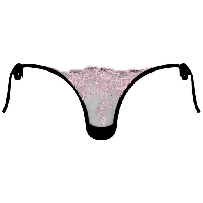 Freebily Lingerie Sissy Hommes String Transparente Sous Vêtements Gay G