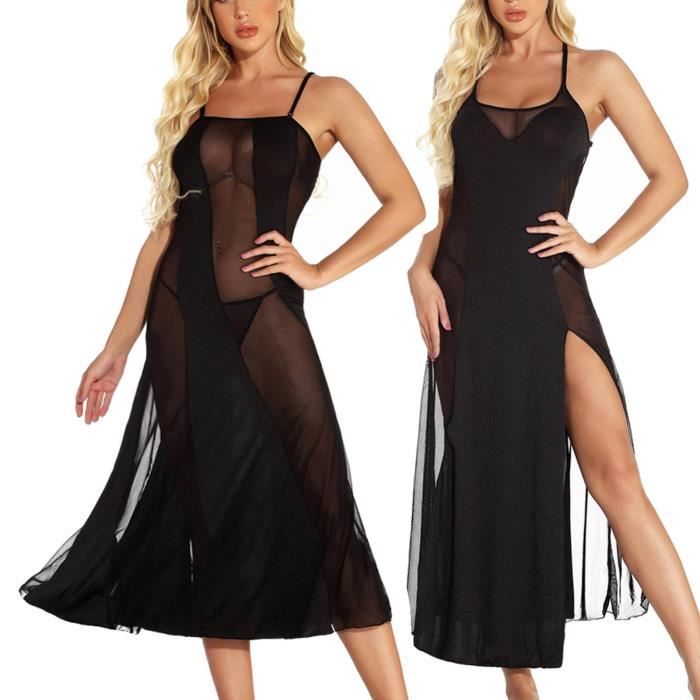 Femmes Sexy Splice Soutien Gorge Sans Fil Lingerie Dos Nu Pyjama