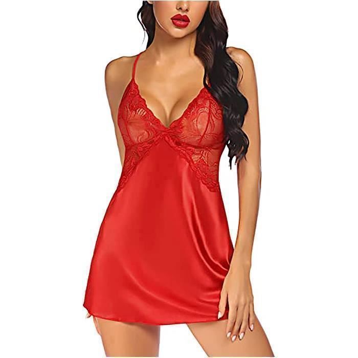 Nuisette Sexy Femme Lingerie Femme Sexy Dentelle Babydoll Nuisette