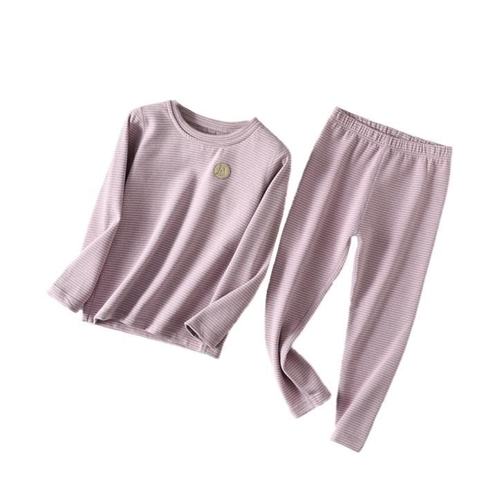 Ensemble Lingerie Thermique Pour Enfants Sous V Tement Automne Et Hiver