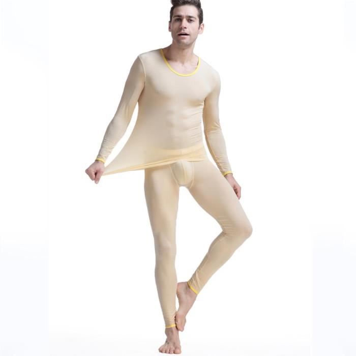 Ensemble De Lingerie Ensemble De Sous V Tements Thermiques Pour Hommes