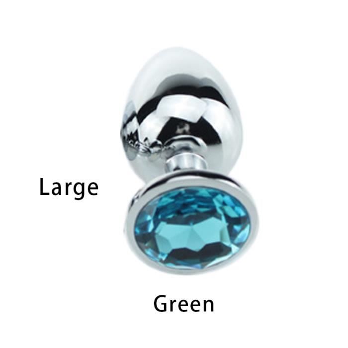 Bijoux En M Tal Godemichet Anal Unisexe Cristal Acier Inoxydable Perle