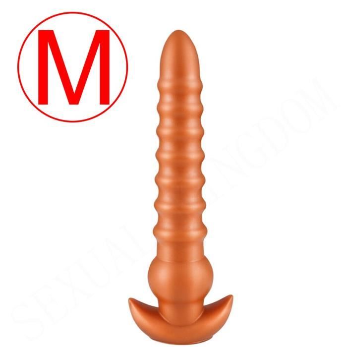 Sextoy Godemich En Silicone Souple Pour Adulte Grand Plug Anal Long Et