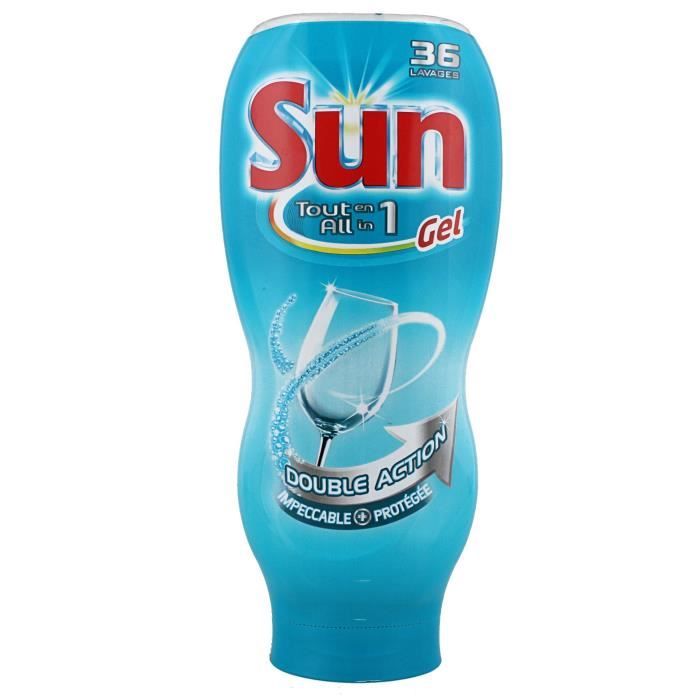 Gel lave-vaisselle tout en 1 720 ml Sun
