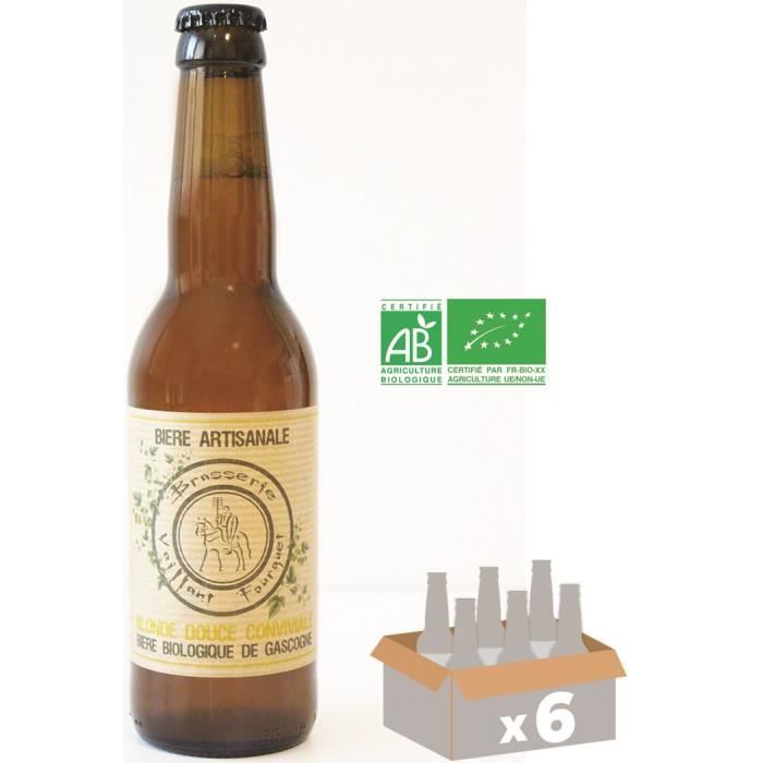 VAILLANT FOURQUET Bière Blonde douce conviviale 33 cl x 6 La cave Cdiscount