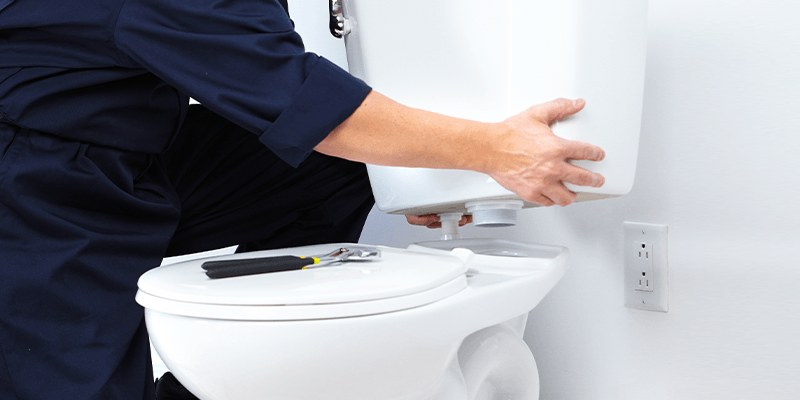 Comment réparer un joint d'étanchéité de toilette