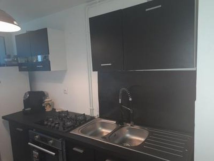 EXTRA - Meuble haut de cuisine 80cm 2 Portes - Noir Mat - Cdiscount Maison