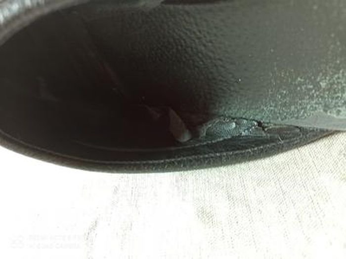 HTC Scarpe Stradali In Pelle - Modello Clack, Unisex, Colore Nero