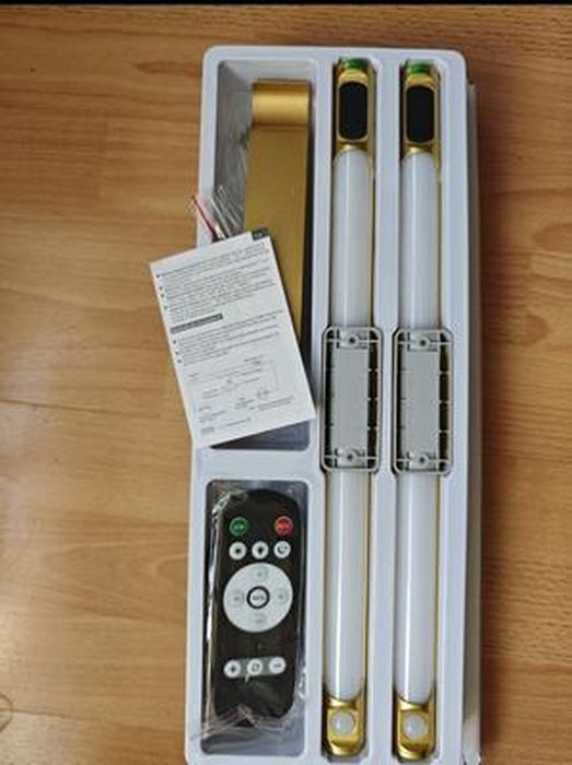 2 Lampes Murales Sans Fil Rechargeables | Détection Mouvement | Télécommande | 3 Températures Couleur | USB 4000mAh