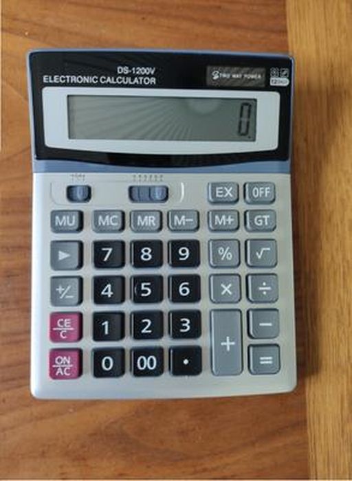 Calculatrice financière standard à 12 chiffres, coordonnante avec gros  boutons, sommeil automatique, calculatrice de bureau, calculatrice de base  - AliExpress