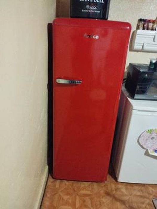 Réfrigérateur 1 porte 218L(194+24) rétro crème Amica AR5222C - Vigier  Electroménager