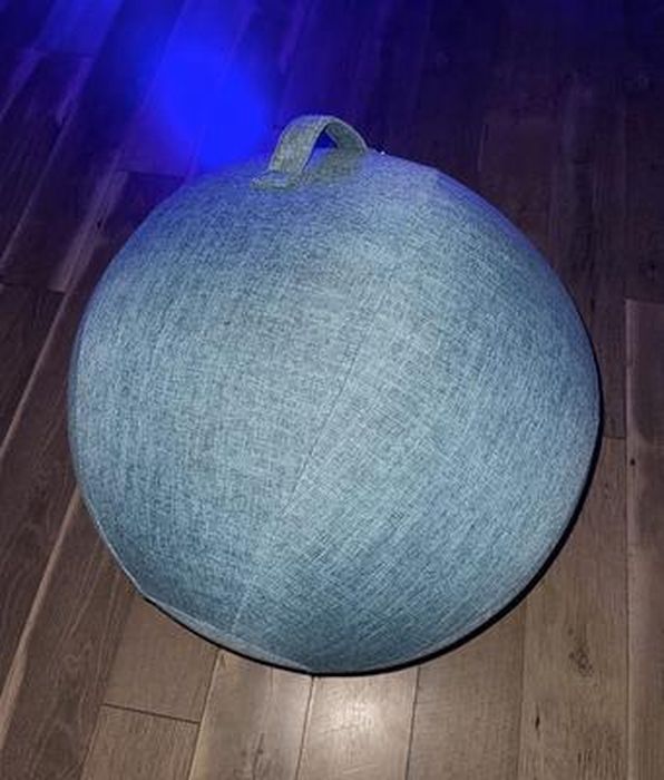 Housse De Protection SWTKO Pour Ballon De Yoga 65cm - Blanc, Antidérapante Et Respirante