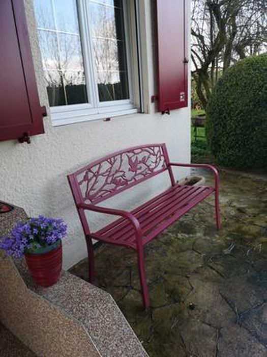 Banc Adirondack D'extérieur Banc De Jardin à 2 Personnes Avec Dossier Haut Et Accoudoirs Capacite De Charge Jusqu A 400 Kg Cafe F78r 68f5fa32c5b040ff297b28fe