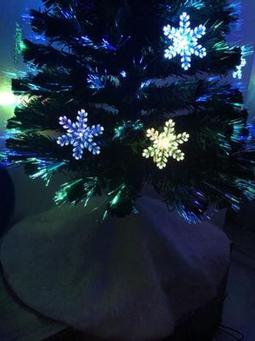 Jupe De Sapin De Noël Blanc - Tapis En Peluche 90cm Pour Décorations De Fêtes