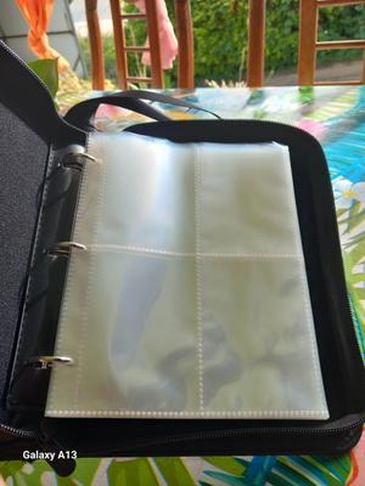 Niaetuto – Classeur Porte-cartes 400 Cartes, 50 Pages, Cuir PU Imperméable, Fermeture éclair, 9 Pochettes/page, Pour Collectionneurs, Cadeau Enfant