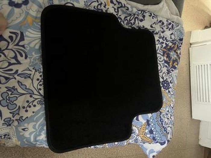 Tapis De Sol Sur Mesure Logo Pour Peugeot 308 2014-2021 - Velours Noir Antidérapant Avec Renfort Conducteur