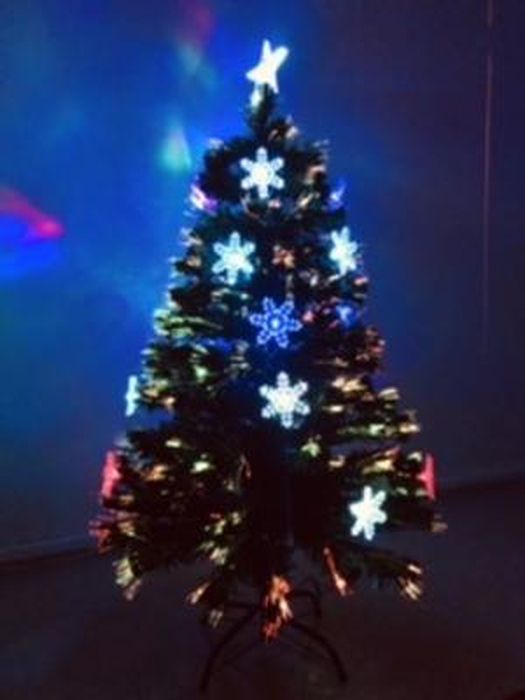 Lumière effet XMAS Sapin de Noël Décoration de Noël Acrylo Tree LED bleu  Esto 990456