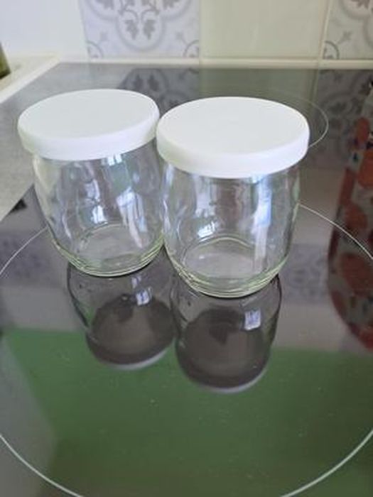 Pot en verre yaourtière compatible lave-vaiselle MANDINE : le lot