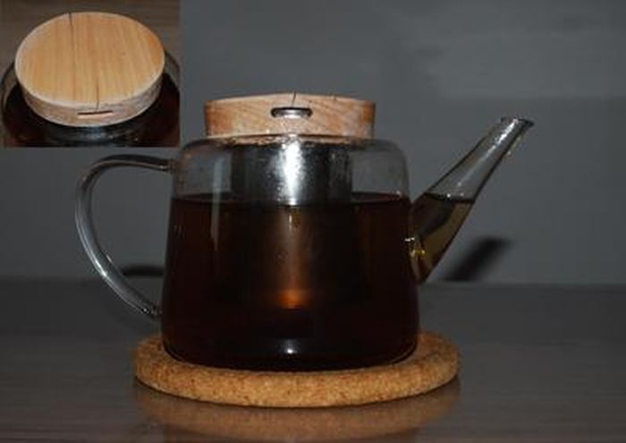 Théière Avec Infuseur Honneeo - Théière En Verre 950ml Avec Infuseur - Va Sur Feu/Micro-ondes, Bec Anti-Goutte, Idéale Thé En Vrac Résistant Chaud Froid -20°C à 150°C