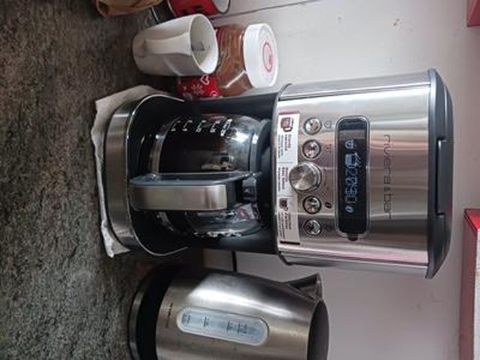 Cafetière Programmable Riviera & Bar BCF550 - 1,8 L (18 Tasses) - Inox - 950W - Départ Différé 24h - Sélecteur D'Arôme - 7