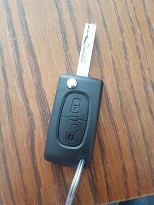 Clé Programmable PLIP Pour Citroën Peugeot (C1-C5, Berlingo, 207-308, Etc.) - Modèle CE0536