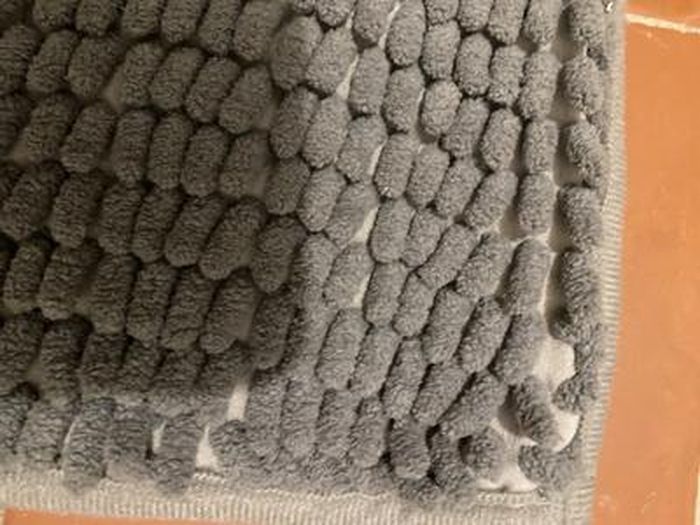 Tapis De Bain Microfibre Chenille 70x120 Cm - Absorbant, Antidérapant, Lavable Machine, Doux Et épais
