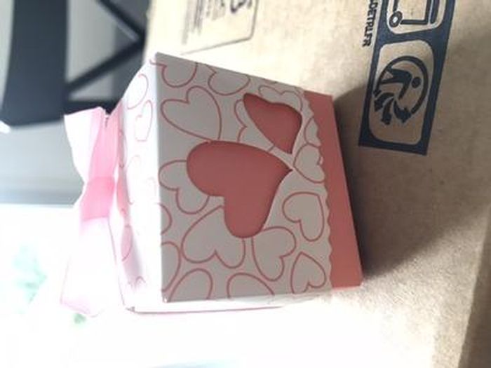 6 Boîtes Cœurs Transparents Pour Dragées - Petites Boîtes à Bonbons Mariage, Anniversaire, Fête
