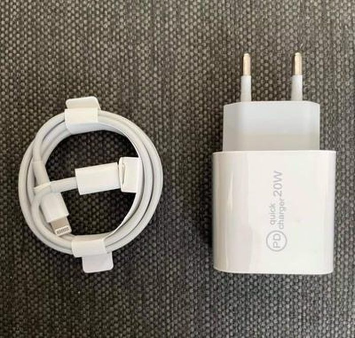 Chargeur Apple Câble de charge rapide à double tête Type-c et éclair pour  Iphone 12/11 / xs / xr / ipad Pro / airpods - Charge haute vitesse 20w  (pratique pour U