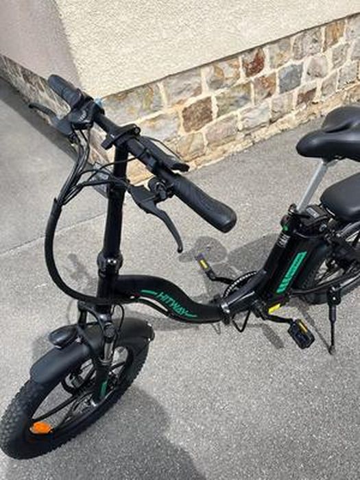 Vélo électrique Pliable HITWAY BK20 – 20x4,0 Pouces, Moteur 250W, Batterie 48V 10,4Ah, 7 Vitesses, Autonomie 35-90 Km – Parfait Pour La Ville Et Les Courts Trajets